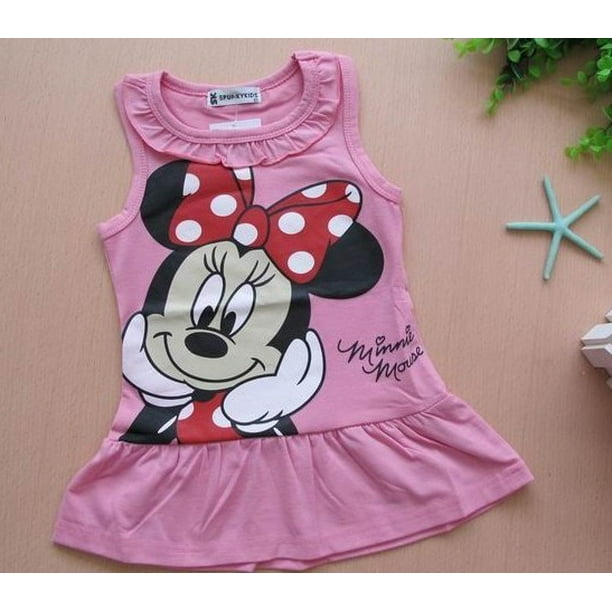 Newborn Baby Girls Minnie Mouse Dress Kids Cartoon Summer Vest Skirt Party Dress Newborn Baby Girls Minnie Mouse Dress Kids Cartoon Summer Vest Skirt Party Dress